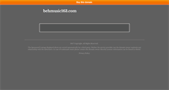 Desktop Screenshot of behmusic163.com